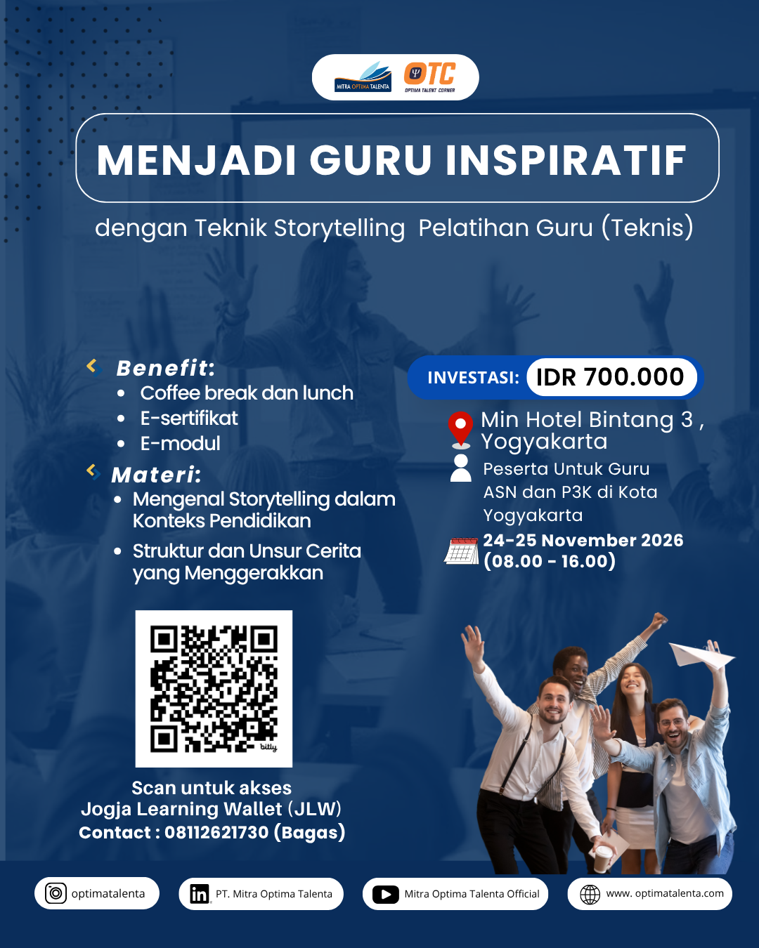 Flyer Menjadi Guru Inspiratif dengan Teknik Storytelling